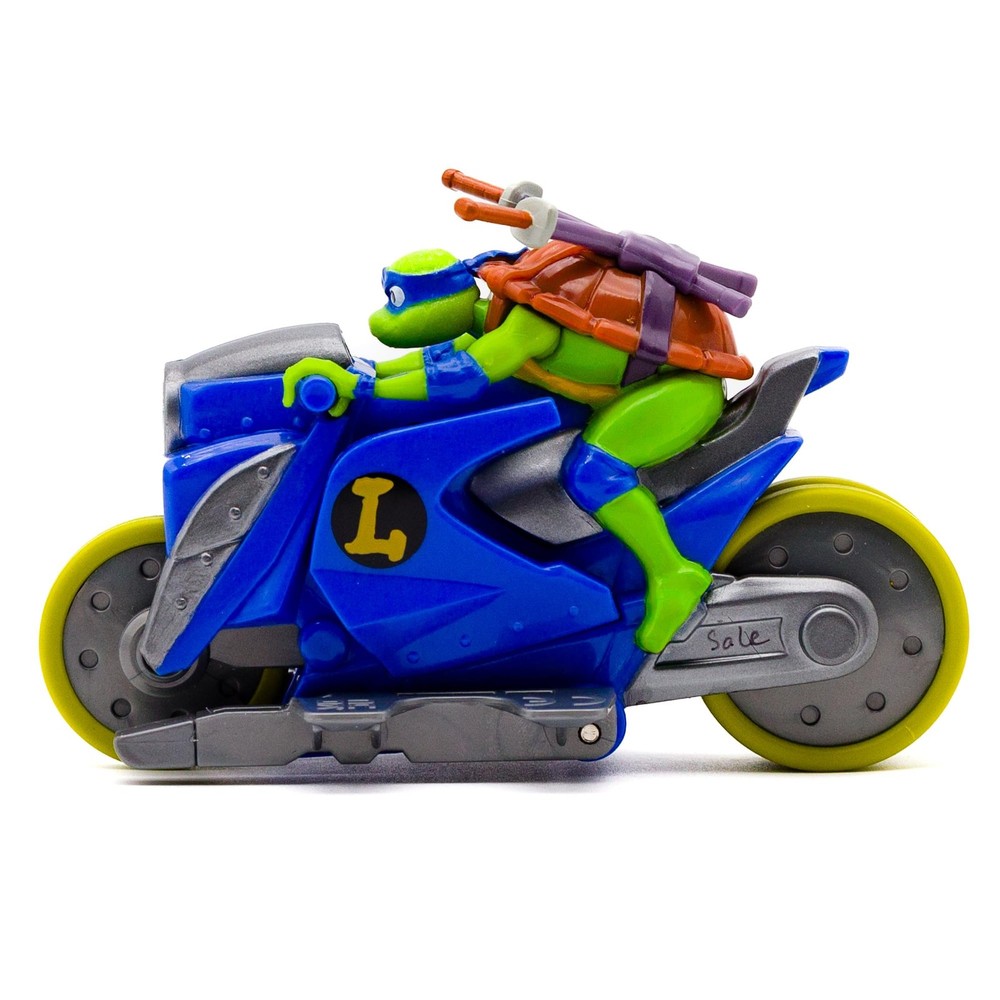TMNT Backflip Riders 4-Pack Motorcycles with Stunt Action for Kids Ages 5+