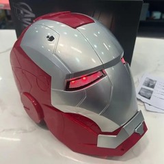 1:1 Iron Man MK5 Jarvis Deformable Voice Control Wearable Helmet Electroplated