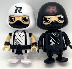 Ryan’s World Ninja Black & White Outfit Ninja Series 3 Mystery Figure 3” Lot 2