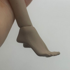 1/6 Female Flexible Seamless Doll Body For 12″ Greyish Posable Action Figure C
