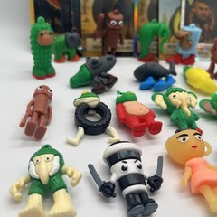 Italian Brainrot Toy Action Figures Brain Rot Lot Of 21 With12 Trading Cards
