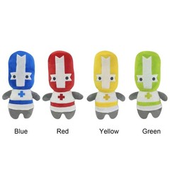 10in Castle Crashers Knight Plush Soft Stuffed Game Toy for Fans