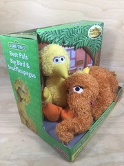 Sesame Street Best Pals Big Bird Snuffleupagus Stuffed Animal Plush 2008 New NIB