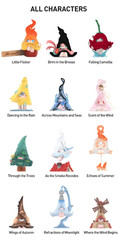 Pop Mart 1001MOONS Wind’s Intention Series Figure Whole Set Sealed