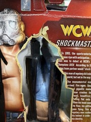 WCW Mattel Elite SDCC Exclusive The Shockmaster Debut Figure AEW Flashback Intro