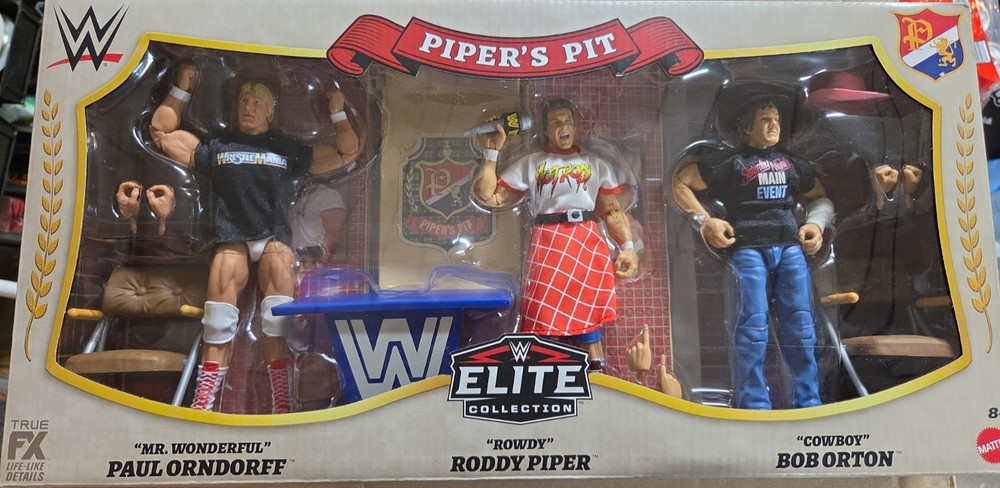 WWE Elite Collection Piper’s Pit Complete Set Mattel New Seal Free Ship