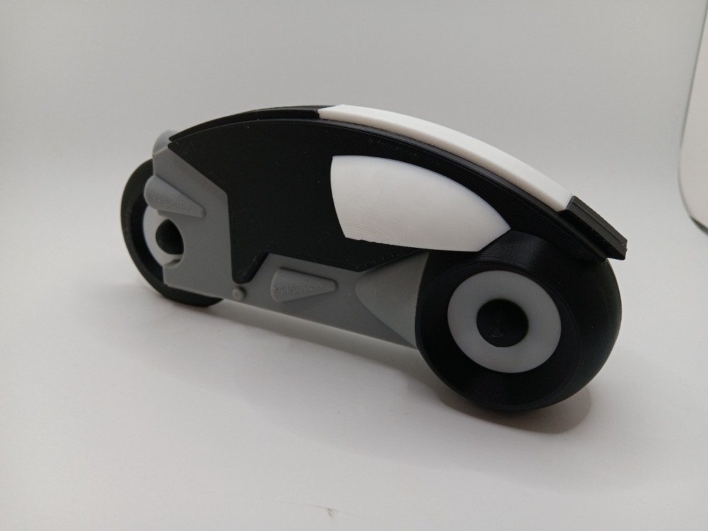 Retro Lightcycle black for Vintage Tron action figures and light cycle toy