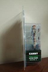 CAPCOM STREET FIGHTER CAMMY ROUND 2 BY SOTA TOYS GREEN OUTFIT 2005 NEVER OPENED