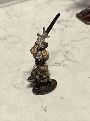 Vintage Metal Miniature Figurines Dungeons & Dragons Tabletop Lot of 5 w/ Dragon