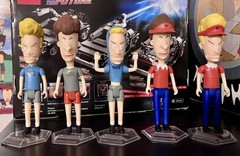 Beavis And Butt-head Reaction Super 7 Complete Set Lot Of 5