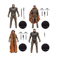 McFarlane Toys Dune Part Two Gurney Halleck Paul Atreides Chani Stilgar 4-Pack