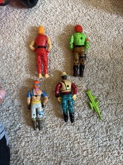 1994 HASBRO GI JOE STREET FIGHTER KARATE CHOPPER Ken Blanka Gung Ho Zander Lot