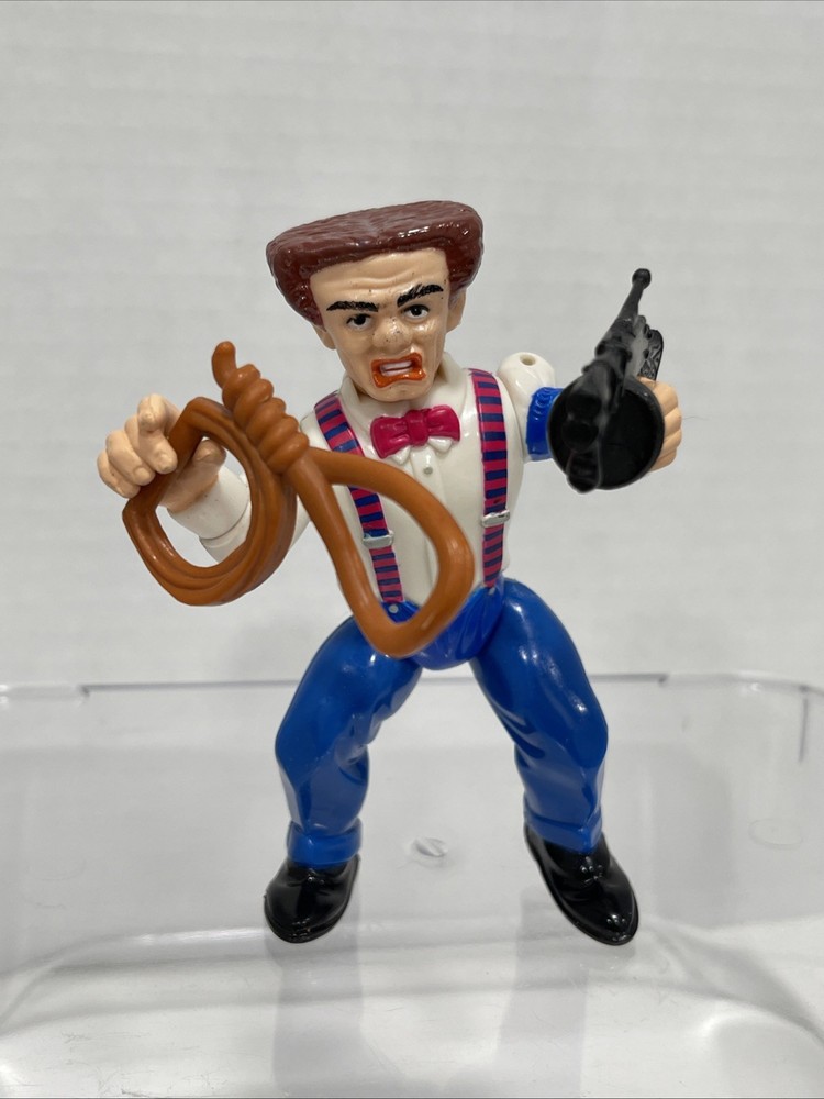 FLATTOP Dick Tracy Flat Top Playmates Action Figure Complete Gun Rope Disney VGC