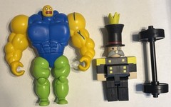 R0BL0X Toys Weight Lifting Simulator Buff Noob Figure W/ Giant Figure No Codes