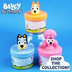 8 Oz. Bluey Cloud Slime – Fluffy Blueberry Sensory Fun with Rainbow Mix-Ins