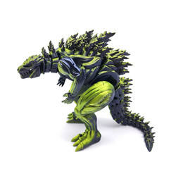 **3D-Printed Buff Flexing Muscle Dinosaur Action Figure** • Articulated Mini Mon