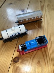 Thomas The Train Vintage Train Lot Plastic Die Cast Thomas 1985 Milk 93 Annie 97