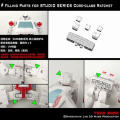 Shockwave Lab Filler Upgrade For SS86/Legacy/Shattered Glass/Generations Selects