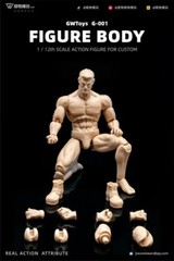 GWToys G001 1/12 Super Flexible Muscular Male Body w/Head 6″ Action Figure Doll