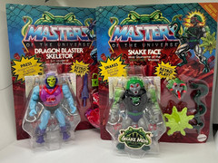 Lot (2) Masters of the Universe Dragon Blaster SKELETOR SNAKE FACE Figure GVL75