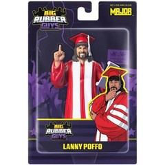 IN STOCK! Major Big Rubber Lanny Poffo THE GENIUS Posed 8″ AF BY WWE/WWF