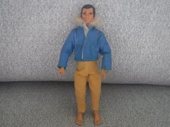 Madelman Spain 6″ action figure Pilot with Jacket & Pants 1970s incomplete