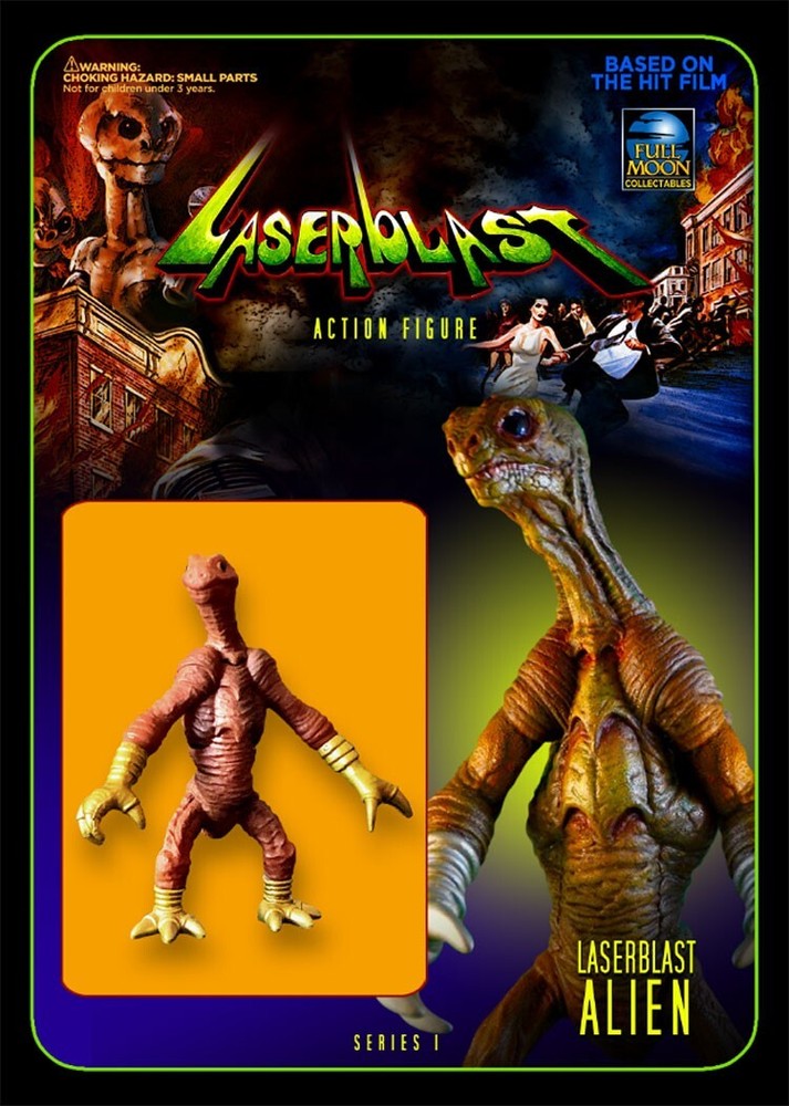 LASERBLAST Alien Action Figure Sci-Fi Collectible Toy Full Moon