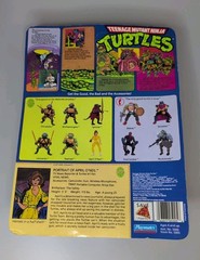 Unpunched April O’Neil Teenage Mutant Ninja Turtles 10 Back Blue Stripe Figure