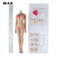 JIAOU DOLL 1/6 Scale KT004 Female Body Big Bust Seamless Model 12″ Action Figure