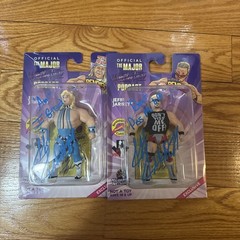 Two Autographed Major Bendie Jeff Jarrett Signatures. WWE TNA WCW AEW