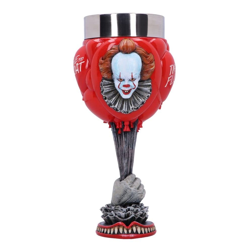 Nemesis Now Officially Licensed IT Chapter 2 Time to Float Goblet, Red, 19.5cm