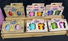 LOT Of 6 – 2 Pack FUGGLER Collectible Mini Figures Funny Ugly Monster Collection