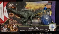 Jurassic World Park Camp Cretaceous Scorpios Rex Danger Kenji Gyrosphere Figure