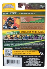 Final Faction Alpha Team 1 Action Figures Acrm Shift Torn Steadfast Steel Amri