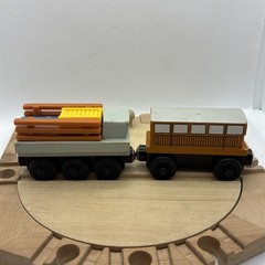 Thomas the Train Catherine Tank Engine Wooden Railway & Tender VTG 1999 Allcroft