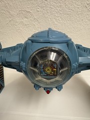 Imperial Tie-Fighter (Battle Damaged) Blue 1978 Kenner Star Wars, Light Works…