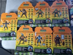 2002 Ninja Turtle Action Figures Complete Set 7 Carded Figures Fox Playmates