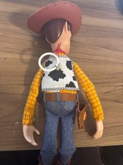 Thinkway Toy Story woody, Thinkway buzz and a pull-string Jessie doll with hat