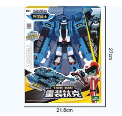 Tobot V Galaxy Detectives Tank Man Transforming Robot Vehicle Action Figure Gift