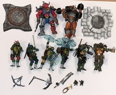 2024-25 Joy Toy TMNT Teenage Mutant Ninja Turtles 8 Action Figures & Accessories