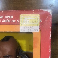 A-Team 1983 Galoob Talking Mr. T Action Figure in Box French Canadian Edition.