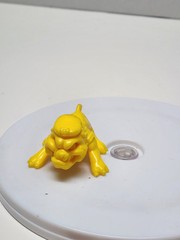 Vintage TMNT Raph the Green Teen Beret Biting Bulldog Figure Yellow Mutant Ninja