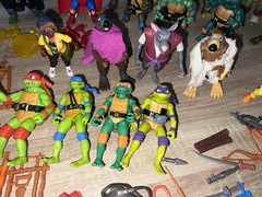 LOT OF 20TMNT TEENAGE MUTANT NINJA TURTLES 2010s Figures W Accessories