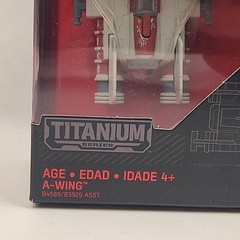 Star Wars Black Series Titanium A-Wing Vehicle 3″ Figure 20 Hasbro 2015 New