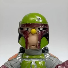 Homero Simpson Boba Fett Parody Resin Figure 14cm 5.51in Fan Art Mexico New USA