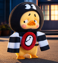 UPSETDUCK Born This Way Duck SJD Plush Blind Box Confirmed Character Box Card