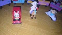 ERTL Shari Lewis Lamb Chop & Friends Figurine Lot And Train Cars 1994 Vintage