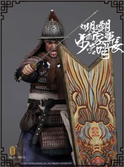 KONGLINGGE KLG-R013 Ming Dynasty Qi Troop – Walk Camp Guard Leader 1/6 Figure