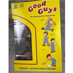 CultureFly Chucky Good Guys 4.5 Inch Vinyl Figure Childs Play Horror Collectible