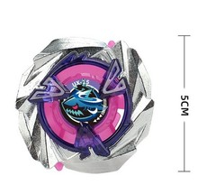 Burst Beyblade UX-15 Shark Scale Deck Purple Silver Spinning Top Gyro W/Launcher